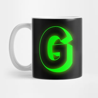 Letter G Letter Art Mug